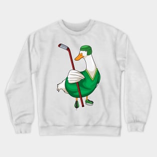 Duck Ice hockey Ice hockey stick Crewneck Sweatshirt